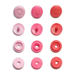 Prym Love – Color Snaps Mini 9mm 36stk – Lys rosa