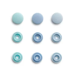 Prym Love – Color Snaps Mini 9mm 36stk – Lys blå