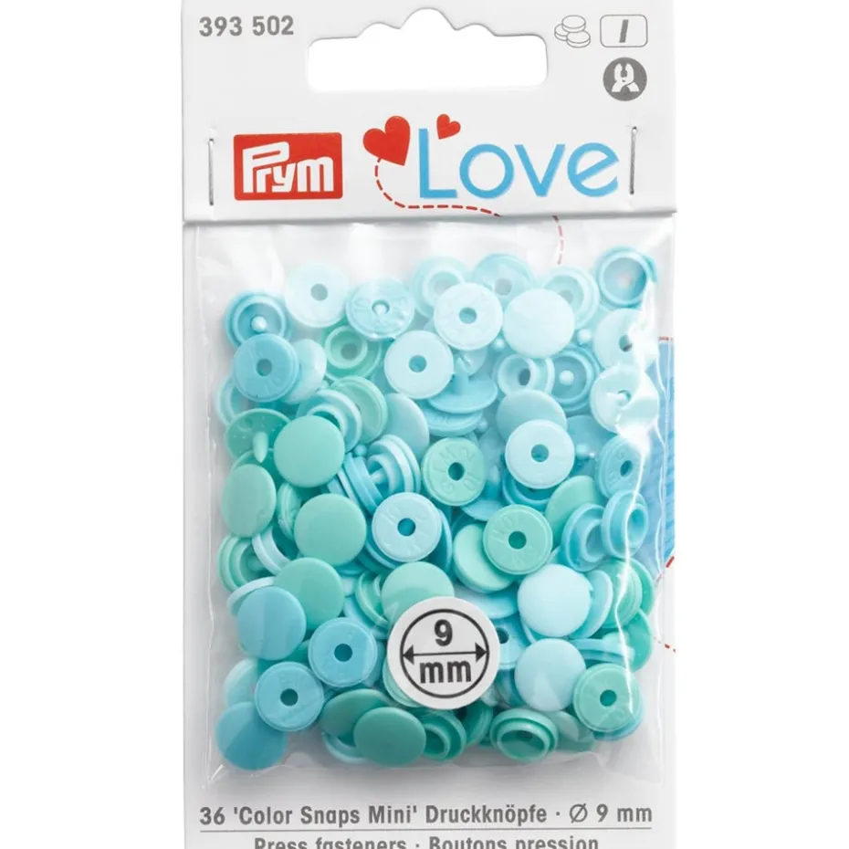 Prym Love – Color Snaps Mini 9mm 36stk – Mint