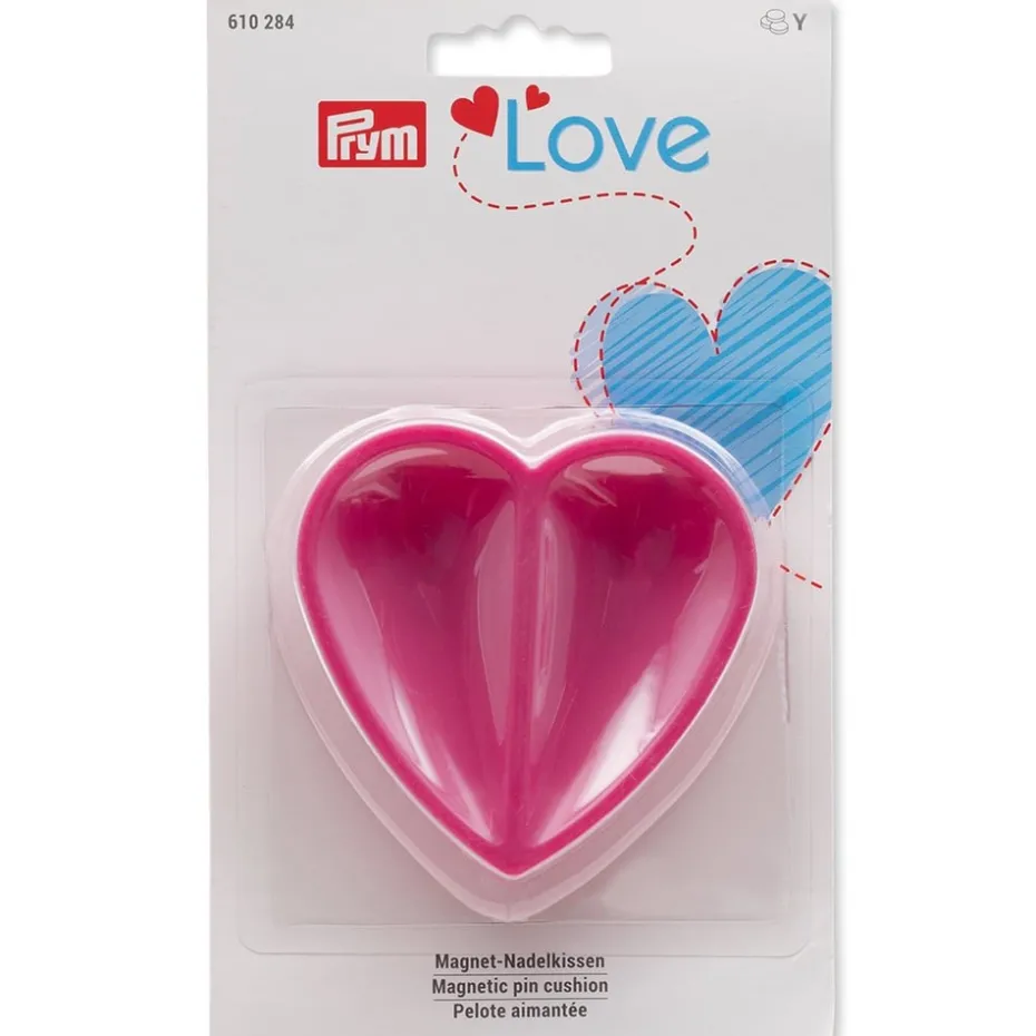 Prym Love – Magnetisk Nålepute – Rosa hjerte