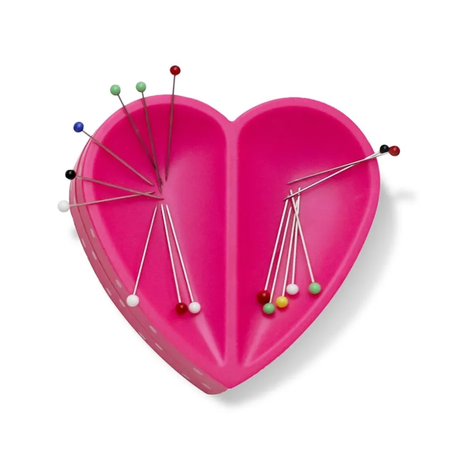 Prym Love – Magnetisk Nålepute – Rosa hjerte