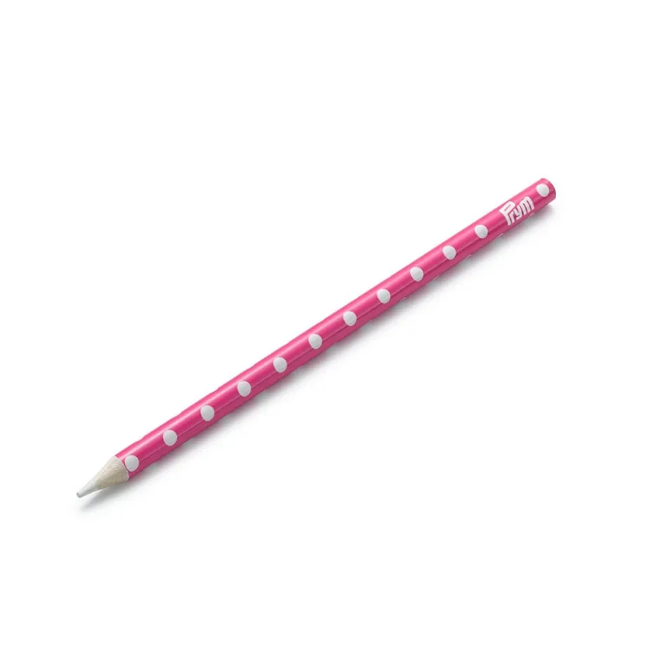 Prym Love – Markeringsblyant hvit avvaskbar – Rosa