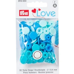 Prym Love – Non-sew Color Snaps – Blue