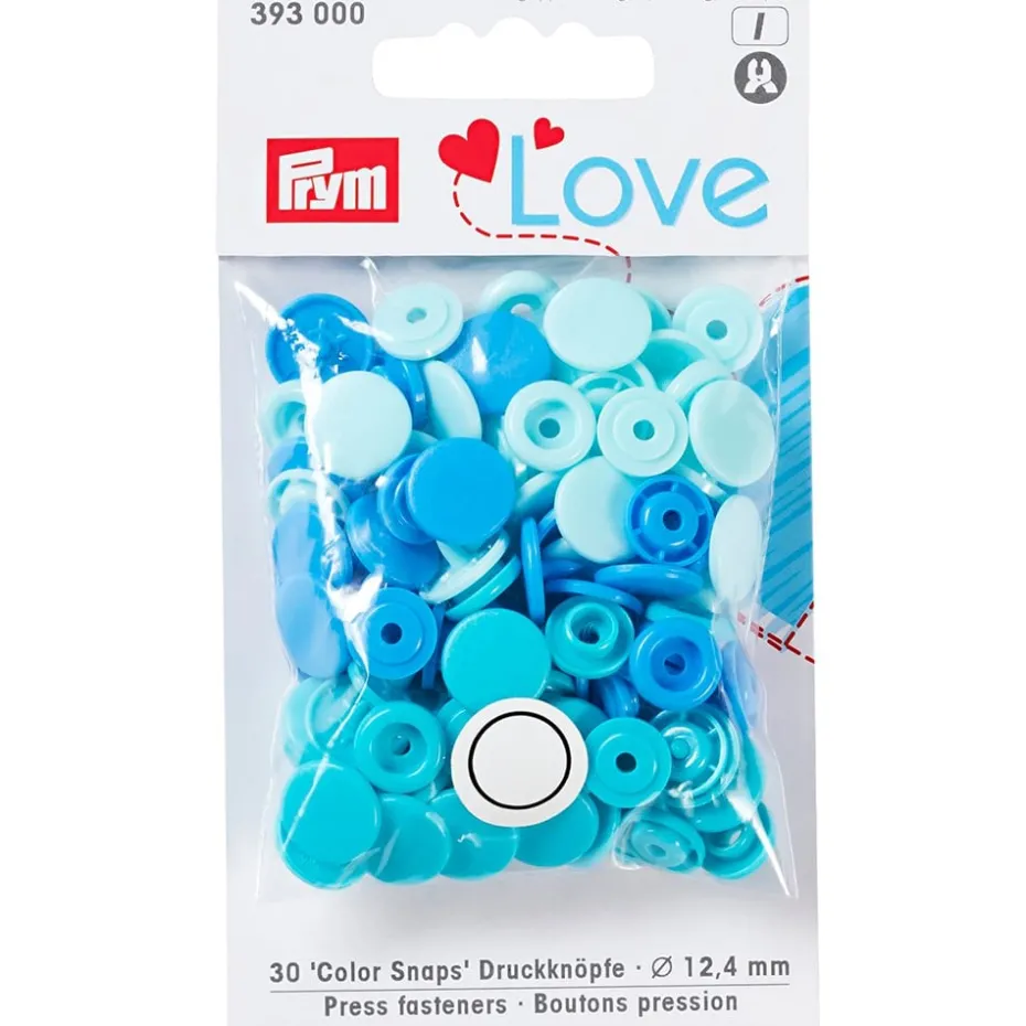 Prym Love – Non-sew Color Snaps – Blue