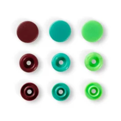 Prym Love – Non-sew Color Snaps – Grønn/brun