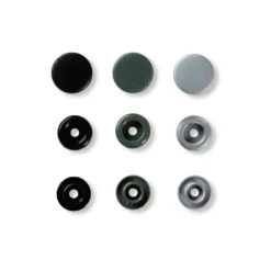 Prym Love – Non-sew Color Snaps – Grey