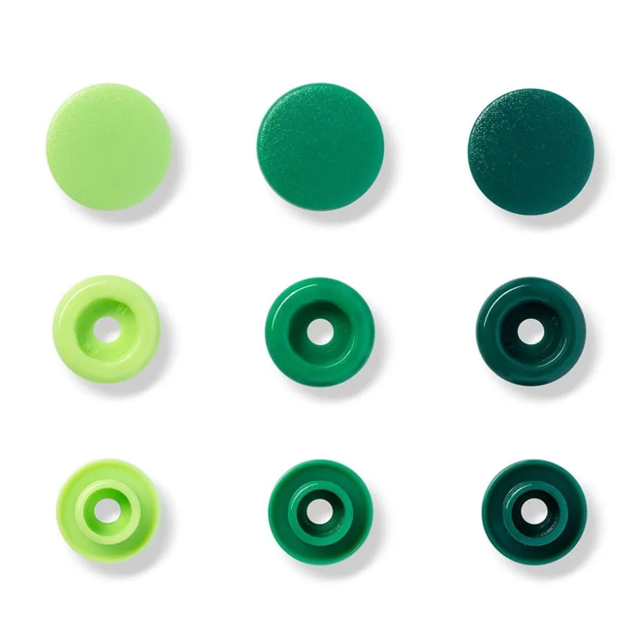 Prym Love – Non-sew Color Snaps – Green