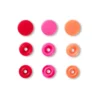 Prym Love – Non-sew Color Snaps – Red