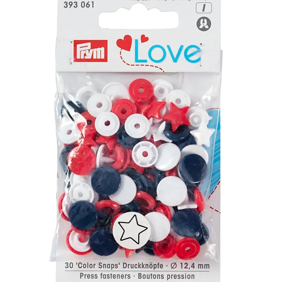 Prym Love – Non-sew Color Snaps – Stjerne