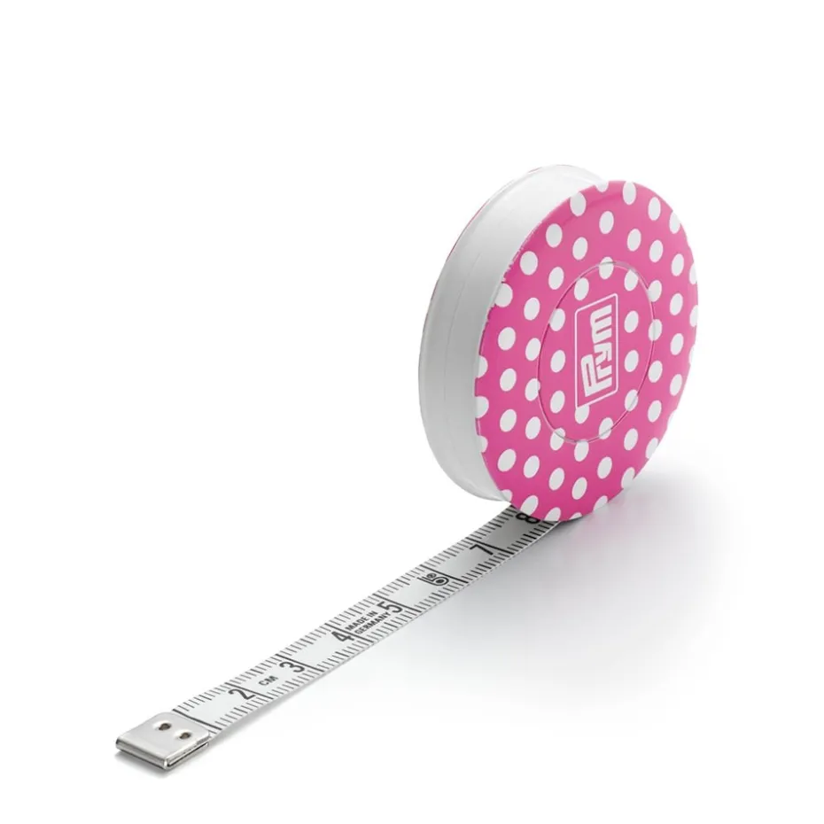 Prym Love – Spring tape measure 150cm pink