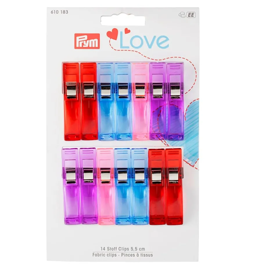 Prym Love – Stoffklips 5,5cm – 14stk