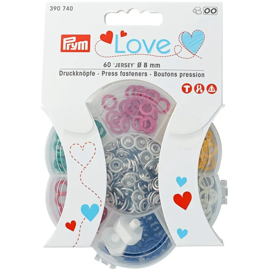 Prym Love – Trykknapp Jersey 8mm