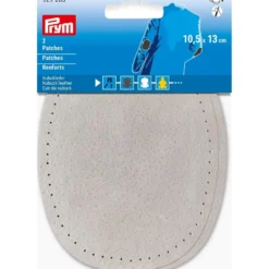 Prym Lær lapper sy 10,5x13cm 2stk – Grå