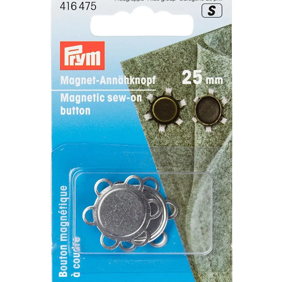 Prym Magnetknapp 25mm 1 stk. Sølv