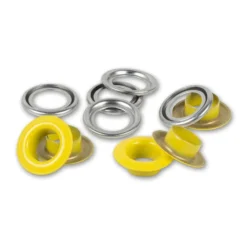 Prym Maljer m/skiver 8mm – 32stk – Gul/Sølv