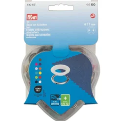 Prym Maljer m/skiver 11mm – 55stk – Hjerteeske – Ass.farger