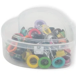 Prym Maljer m/skiver 11mm – 55stk – Hjerteeske – Ass.farger