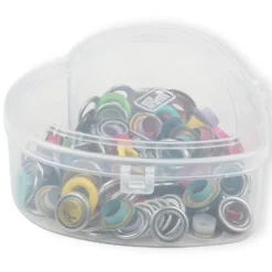 Prym Maljer m/skiver 8mm – 66stk – Hjerteeske – Ass.farger