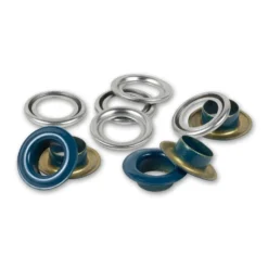 Prym Maljer m/skiver 8mm – 32stk – Marineblå/Sølv