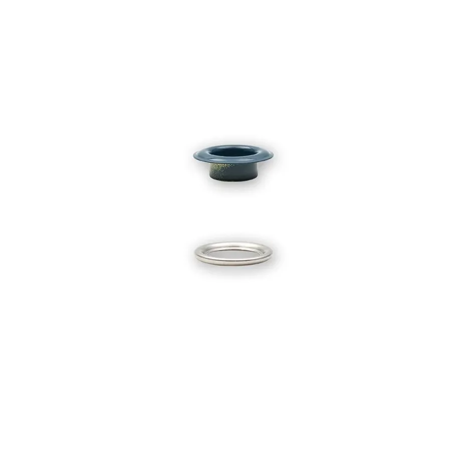 Prym Maljer m/skiver 8mm – 32stk – Marineblå/Sølv
