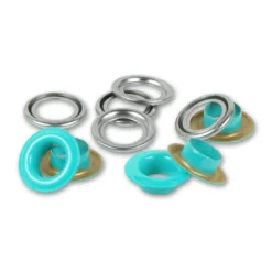 Prym Maljer m/skiver 8mm – 32stk – Mint/Sølv