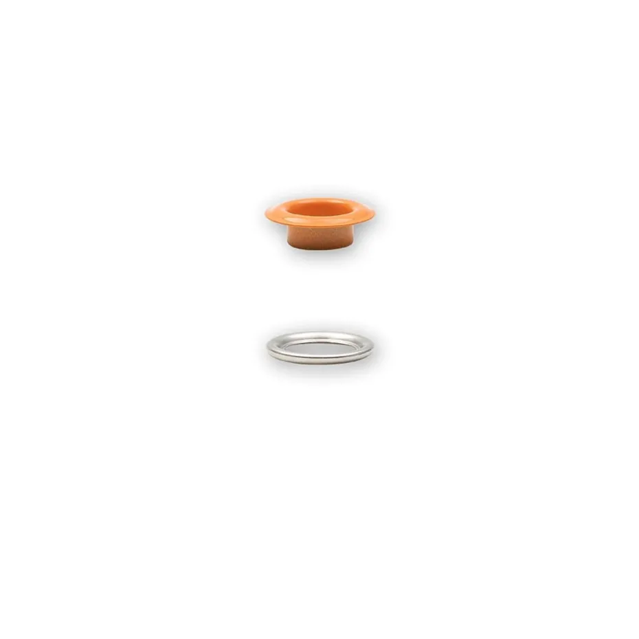 Prym Maljer m/skiver 8mm – 32stk – Oransje/Sølv