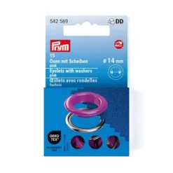 Prym Maljer m/skiver 14mm – 15stk – Rosa
