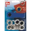 Prym Maljer m/skiver 14mm – 10stk – Sølv