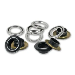 Prym Maljer m/skiver 8mm – 32stk – Sort/Sølv