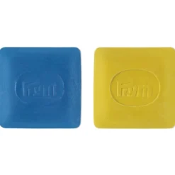 Prym merkekritt 50x50mm gul/blå 2stk.