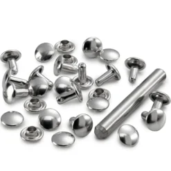 Prym Nagler rørformet 7,5mm – 20stk – Messing / Sølv