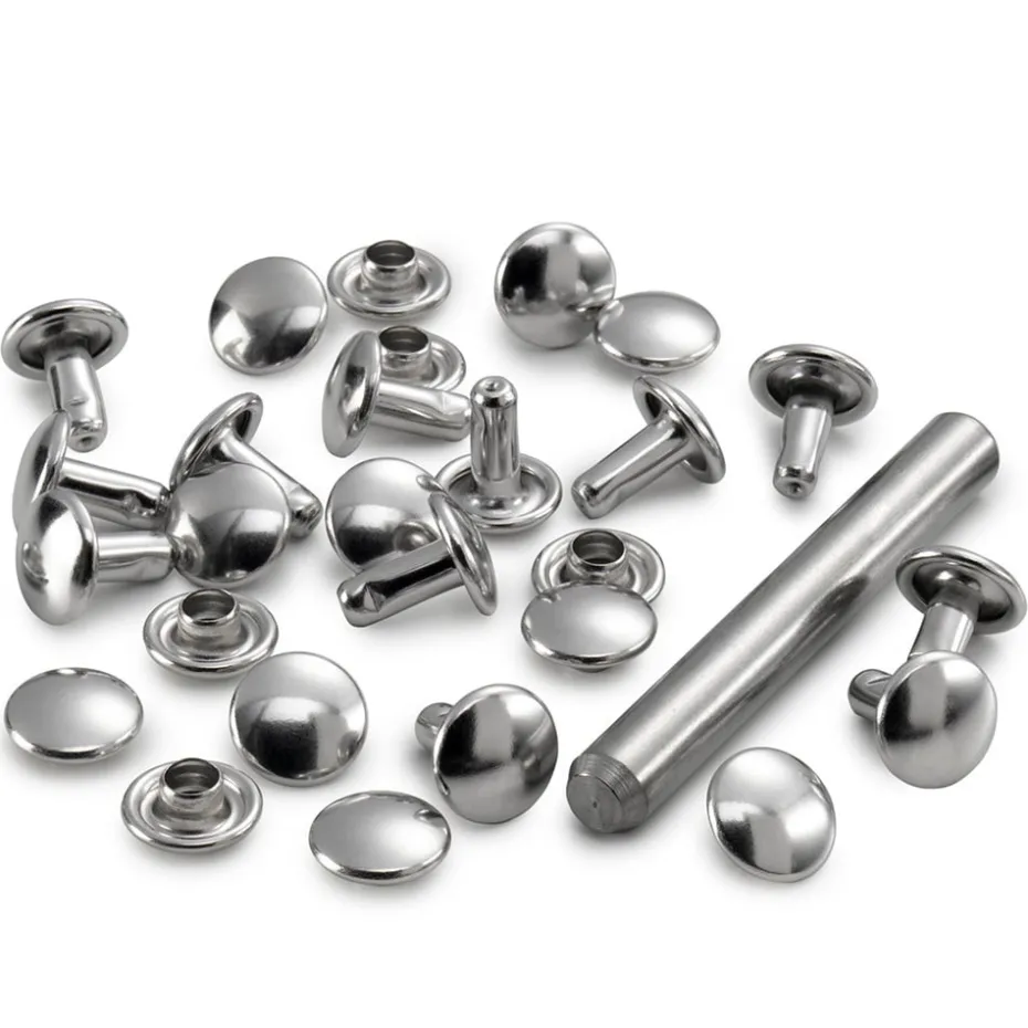 Prym Nagler rørformet 7,5mm – 20stk – Messing / Sølv