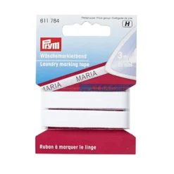 Prym Navnebånd til styking hvit 3mtr.