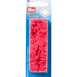 Prym Non-sew Color Snaps – Ø12.4 – Bringebær