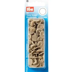 Prym Non-sew Color Snaps – Ø12.4 – Champagne
