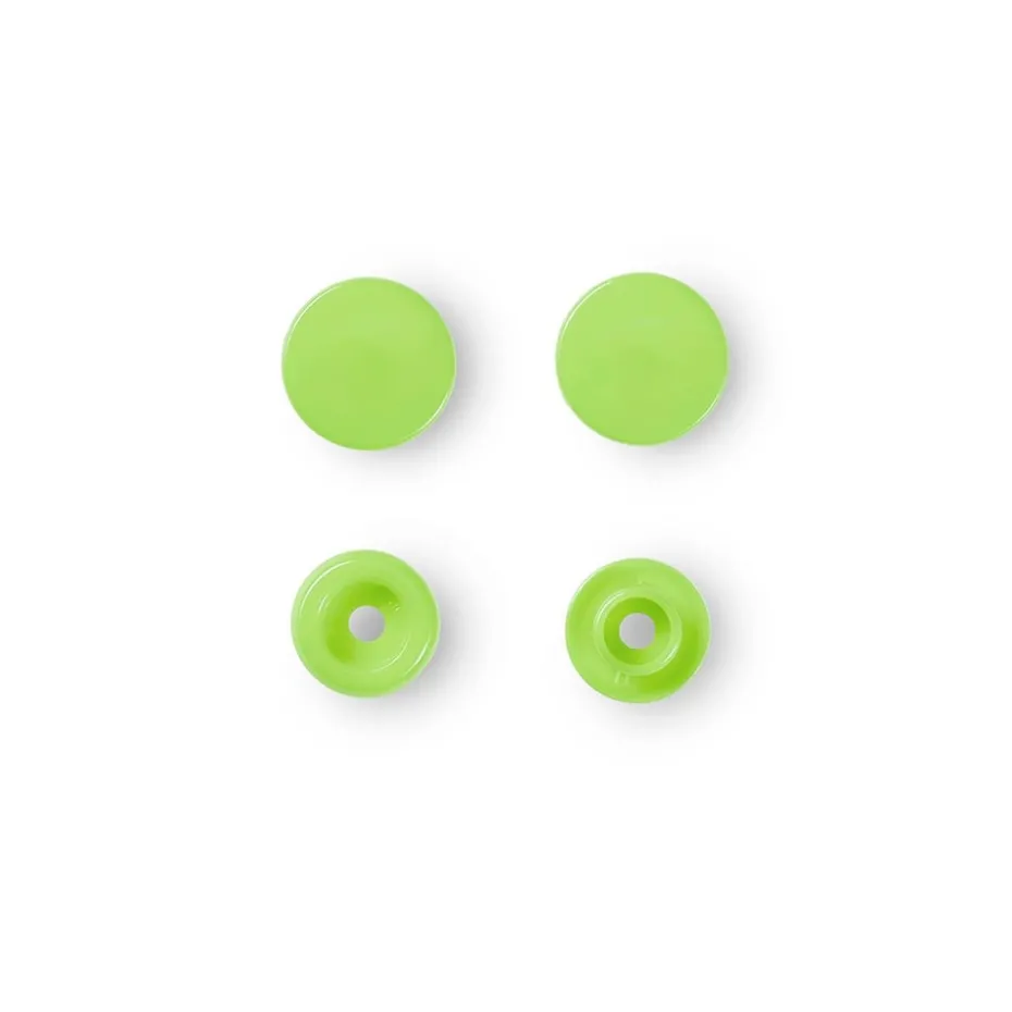 Prym Non-sew Color Snaps – Ø12.4 – Eplegrønn