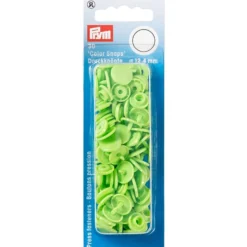 Prym Non-sew Color Snaps – Ø12.4 – Eplegrønn