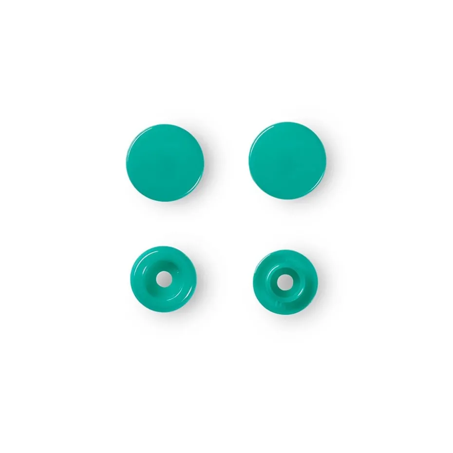 Prym Non-sew Color Snaps – Ø12.4 – Grønn