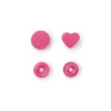 Prym Non-sew Color Snaps – Hjerte – Rosa