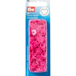 Prym Non-sew Color Snaps – Hjerte – Rosa