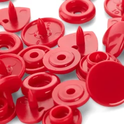Prym Non-sew Color Snaps – Hjerte – Rød