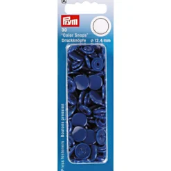 Prym Non-sew Color Snaps – Ø12.4 – Kongeblå