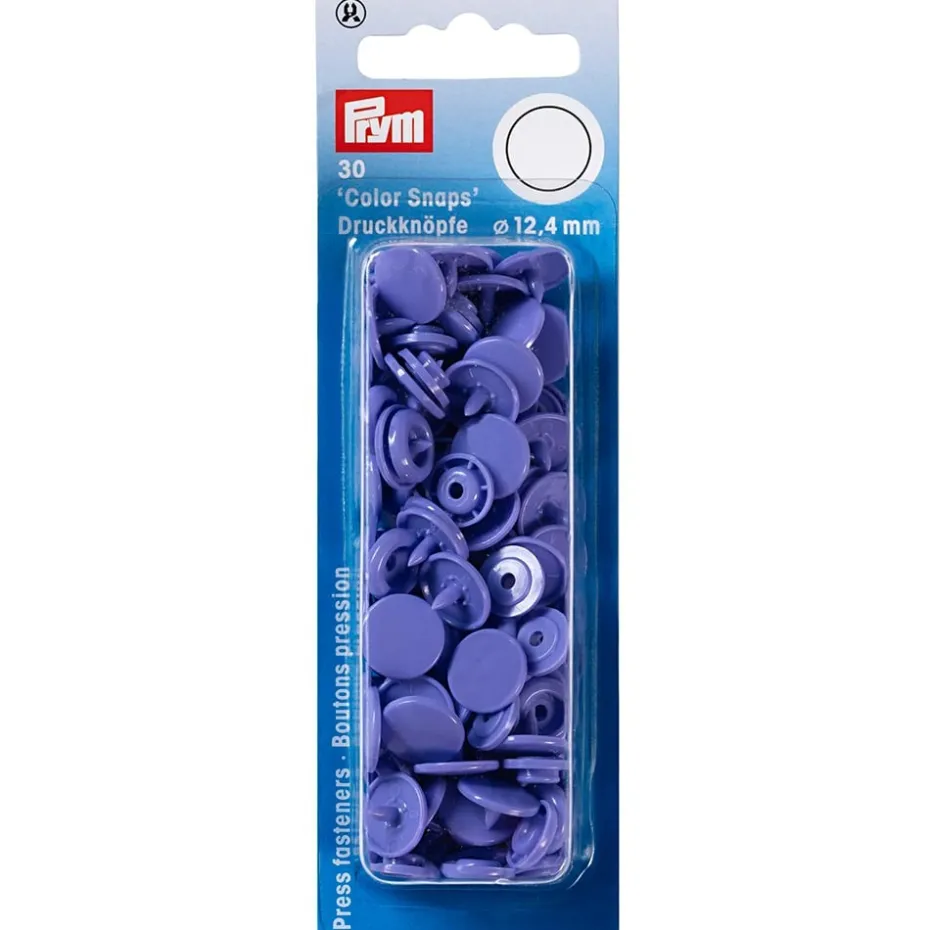 Prym Non-sew Color Snaps – Ø12.4 – Lavendel