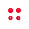 Prym Non-sew Color Snaps – Ø12.4 – Lys rød