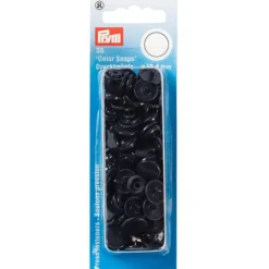 Prym Non-sew Color Snaps – Ø12.4 – Marineblå