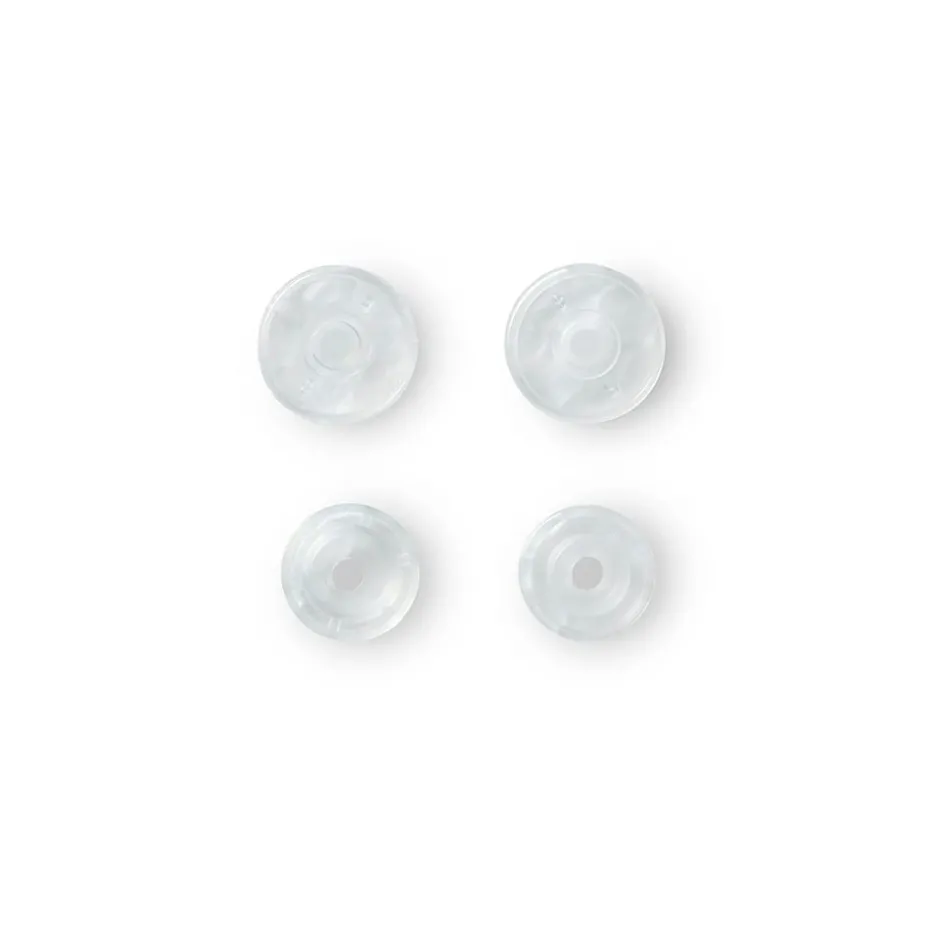 Prym Non-sew Color Snaps – Ø12.4 – Transp.matt