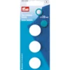 Prym Overtrekkbare knapper 22mm 3stk hvit