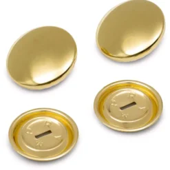 Prym Overtrekkbare knapper 23mm 4stk – Gull