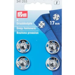 Prym Patentknapper 17mm 4stk – Sølv