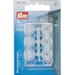 Prym Patentknapper 13mm 12 stk – Transparent
